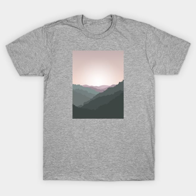 Morton Overlook, Great Smoky Mountains National Park, Tennessee T-Shirt by lymancreativeco